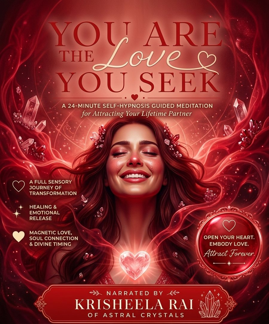 You Are the Love You Seek — self-hypnosis audio by Krisheela Rai